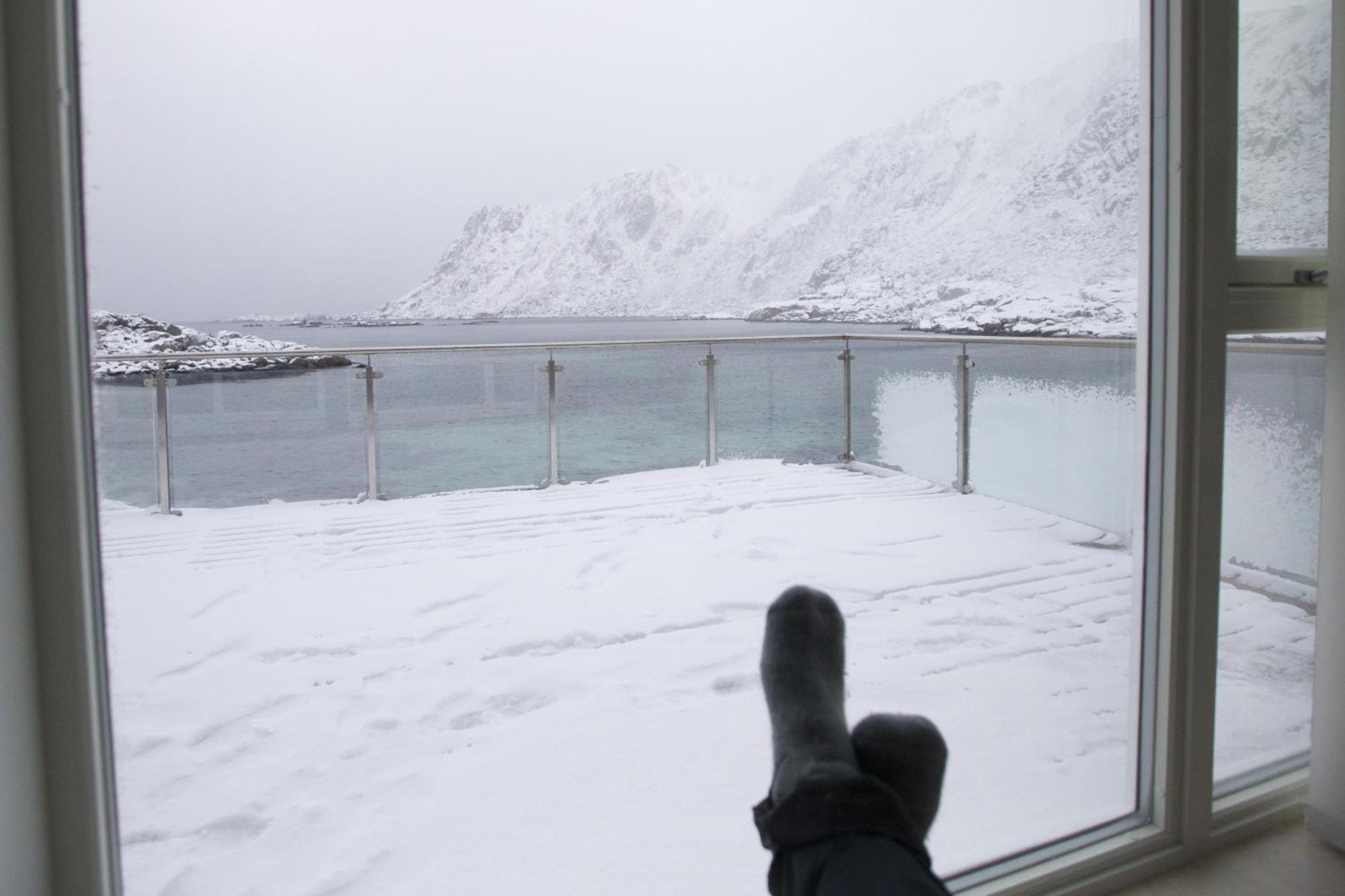 Cabin In Lofoten With Spectacular View Ballstad Eksteriør billede