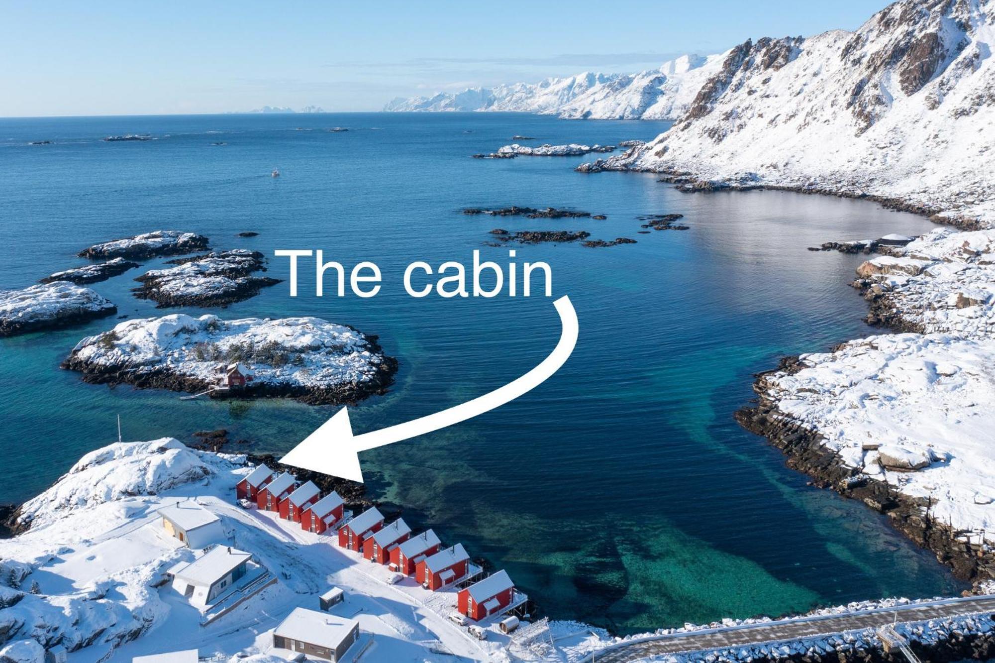 Cabin In Lofoten With Spectacular View Ballstad Eksteriør billede